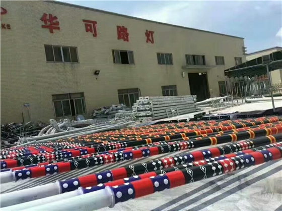 华可路灯做工展示