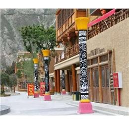 【led景观灯案例】江西宜春靖安县度假村景观亮化工程