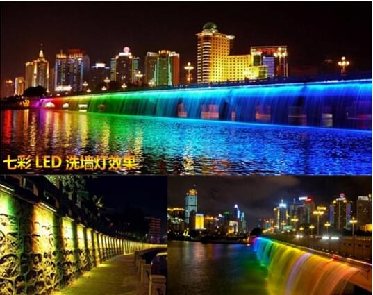 led洗墙灯效果图