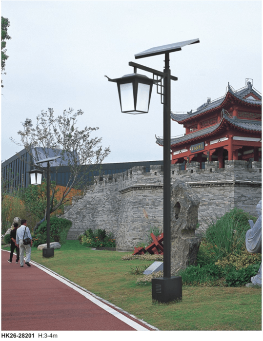 led太阳能庭院灯