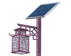 太阳能庭院灯广泛应用于城市和农村