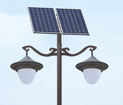 华可带你了解实用性强、造型美的led太阳能庭院灯