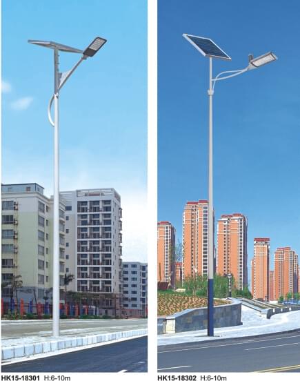 新闻：市电路灯的布灯方式和太阳能庭院灯一致吗？