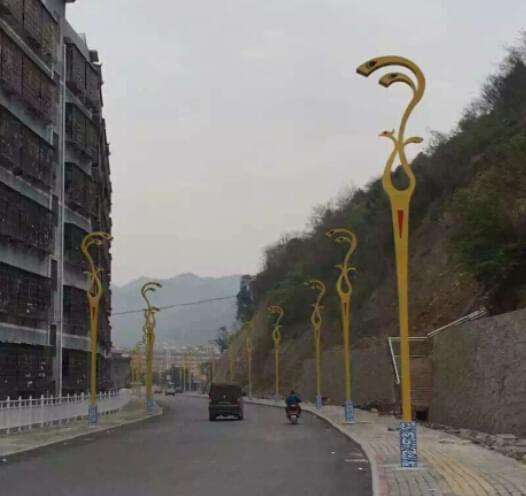 【led景观灯案例】云南景洪市道路景观亮化工程